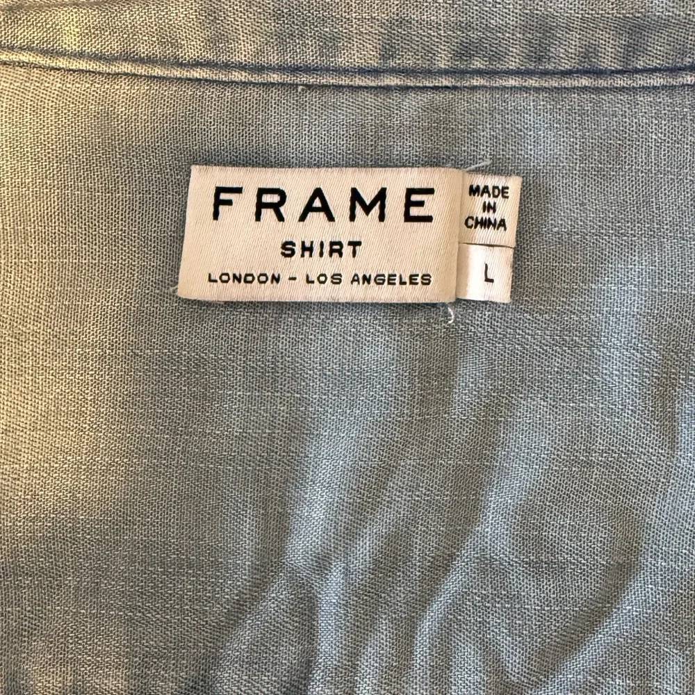 Frame Denim Light-Wash Blouse - Picture 5 of 5